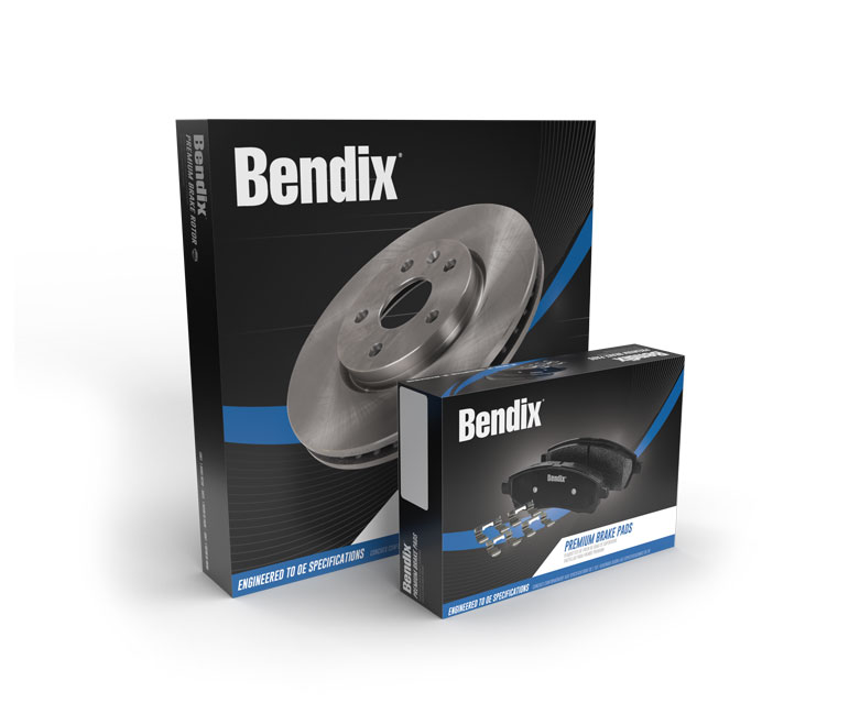 Bendix Premium Drum and Rotor BPR6042 Rear Premium Euro Brake 2 Rotors/1 Pair in Box 